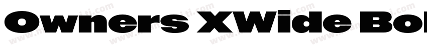 Owners XWide Bold字体转换